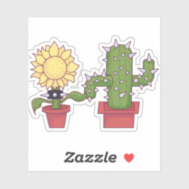 Pegatina Amantes de las plantas