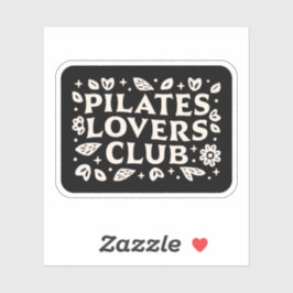 Pegatina Amantes de Pilates