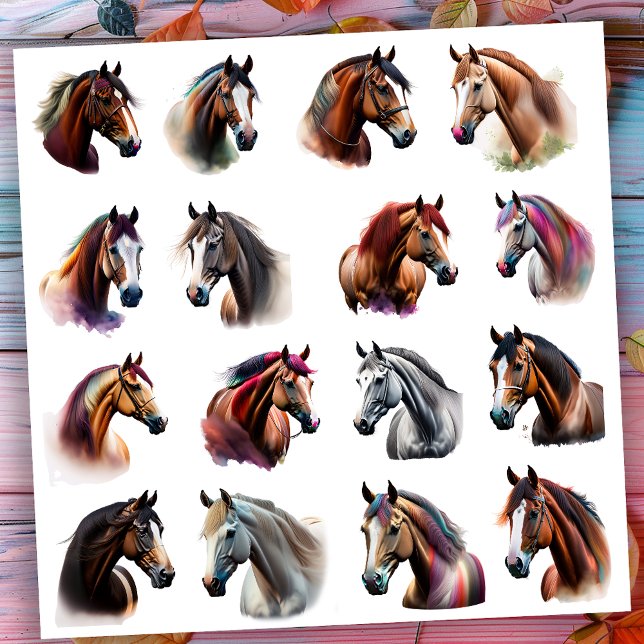 Pegatina Amantes del caballo (Subido por el creador)