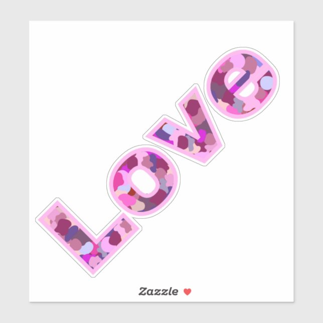 Pegatina Amar (Hoja)