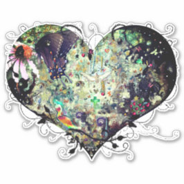 Pegatina Amar a tu mundo