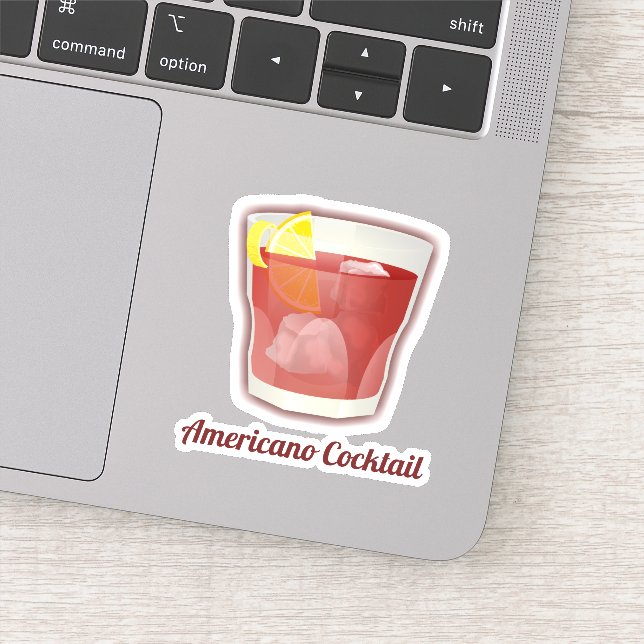 Pegatina Americano (Detalle)