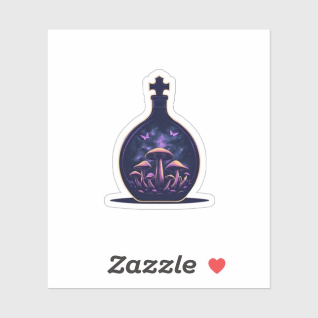 Pegatina Amethyst Elixir (Hoja)