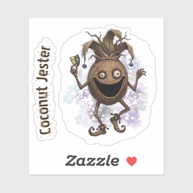 Pegatina Amigo Payaso Vacío Coco (Hoja)