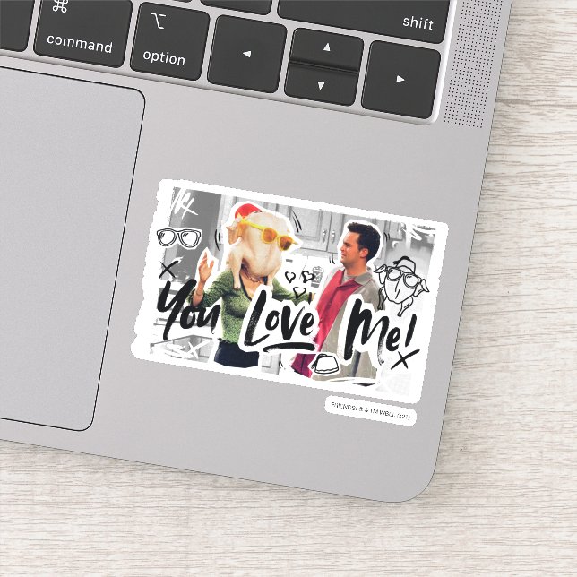 Pegatina AMIGOS™ | Acción de Gracias Turquía Jefe Mónica (Detalle)