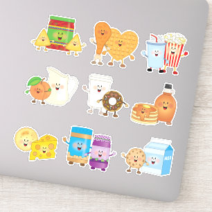 Pegatina Amigos de JollyKins Foodie (Conjunto de 9)