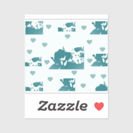 Pegatina Amigos Felinos.