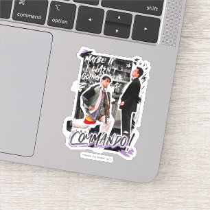 Pegatina AMIGOS™  Quizás si no fuera a ir a Commando!