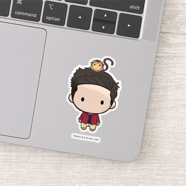 Pegatina AMIGOS™ | Ross Chibi (Detalle)