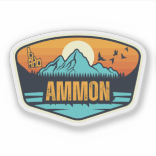 Pegatina Ammon, Idaho