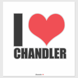 Pegatina Amo a Chandler