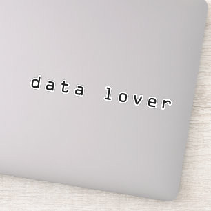 Pegatina Amo a los datos
