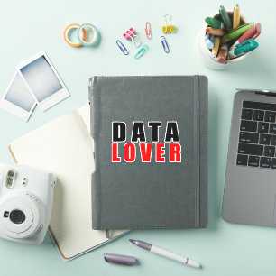 Pegatina Amo a los datos