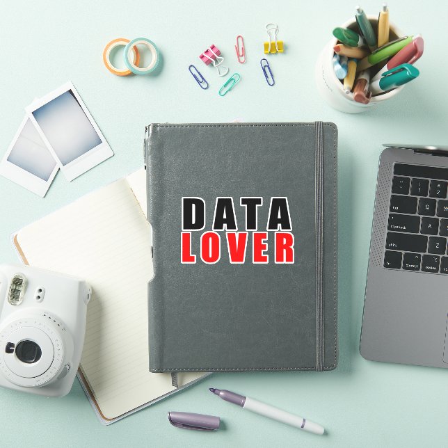 Pegatina Amo a los datos (Funda para iPad)