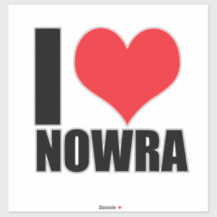 Pegatina Amo a Nowra