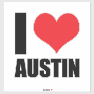Pegatina Amo Austin