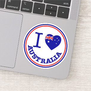 Pegatina Amo Australia