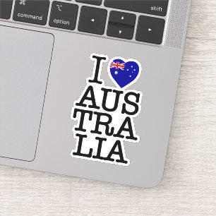 Pegatina Amo Australia
