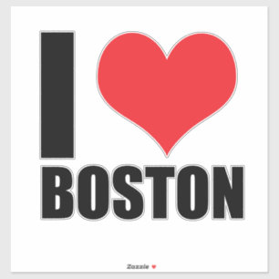 Pegatina Amo Boston
