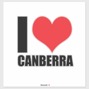 Pegatina Amo Canberra