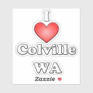 Pegatina Amo Colville WA