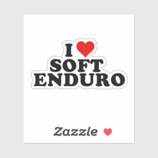 Pegatina Amo / Corazón Enduro suave