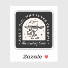 Pegatina Amo de los vacunos romance oscuro occidental