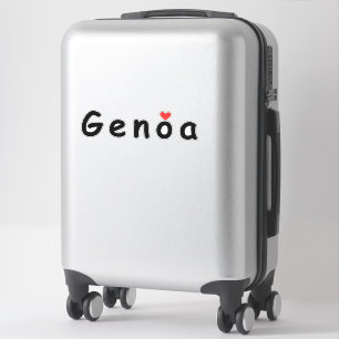 Pegatina Amo Génova