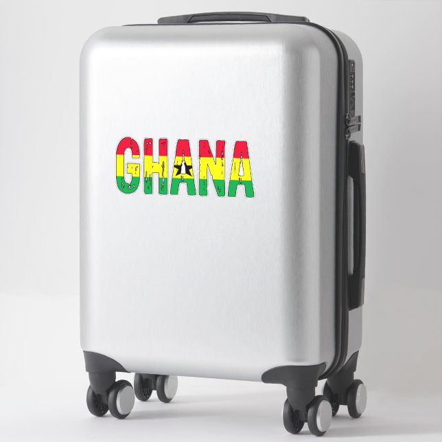 Pegatina Amo Ghana (Maleta)
