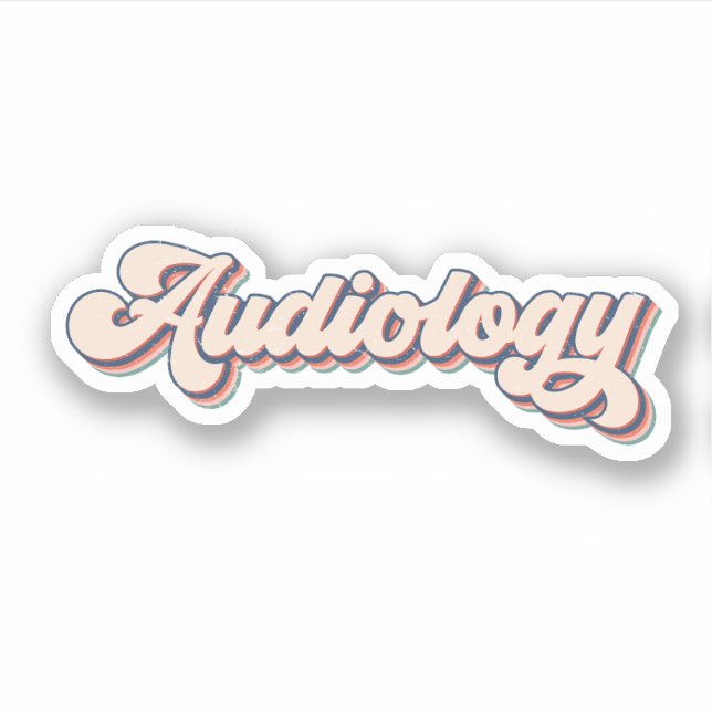 Pegatina Amo la Audiología, Citas de Audiología2 (Anverso)