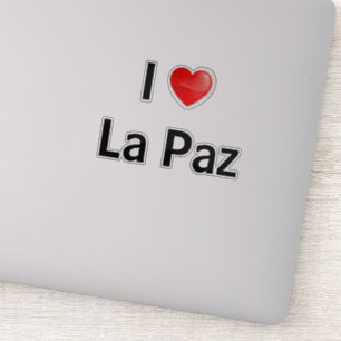 Pegatina Amo La Paz