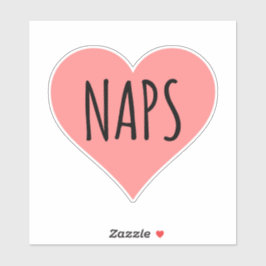 Pegatina Amo las Napas - Corazón de las Napas