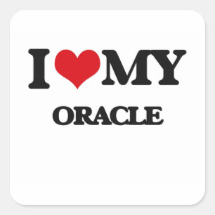 Pegatina Amo mi Oracle