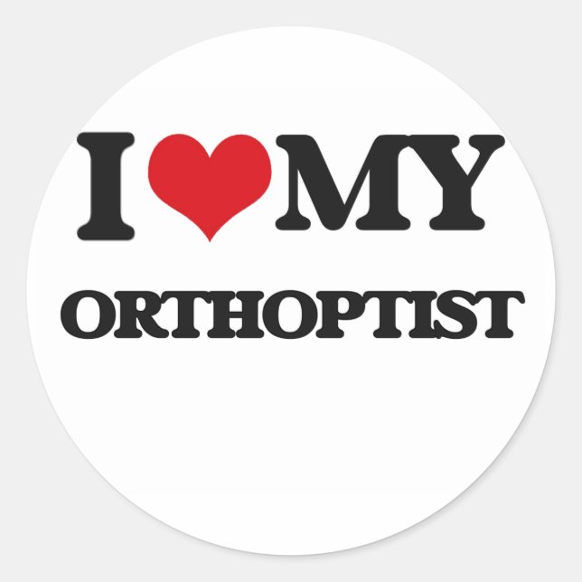 Pegatina Amo mi ortopedia (Anverso)