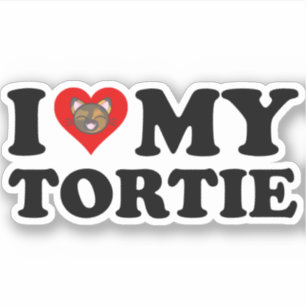 Pegatina Amo Mi Tortie