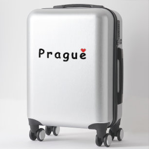 Pegatina Amo Praga