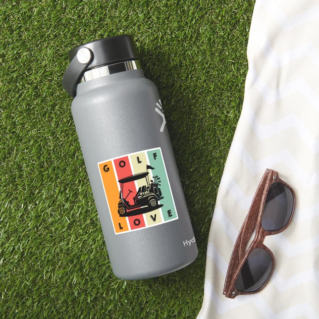 Pegatina Amor al golf (HydroFlask Insitu)