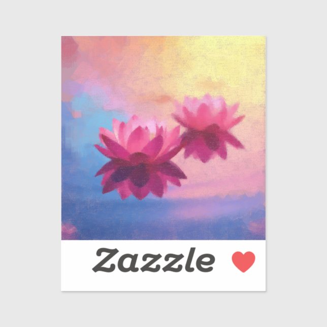 Pegatina Amor de Lotus (Hoja)