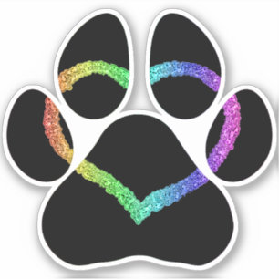 Pegatina AMOR DE PUPPY Negro