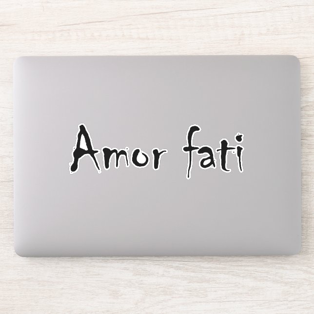 Pegatina Amor fati (Ordenador)