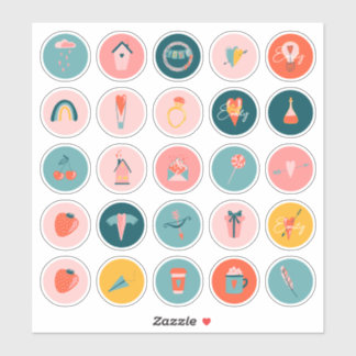 Pegatina Amor personalizado lindo Personalizado-Pegatina de