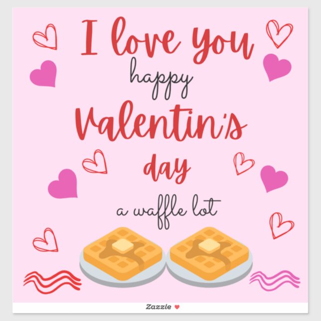 Pegatina Amor por la comida (Hoja)