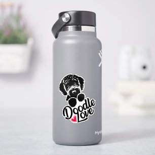Pegatina Amor por los perros Doodle