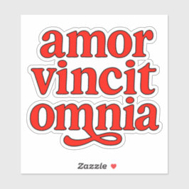 Pegatina Amor vincit omnia