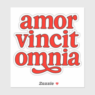 Pegatina Amor vincit omnia