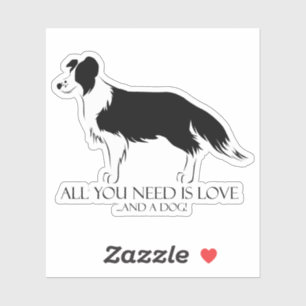 Pegatina Amor Y Perro