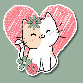 Pegatina Amor y sacudidas impermeables