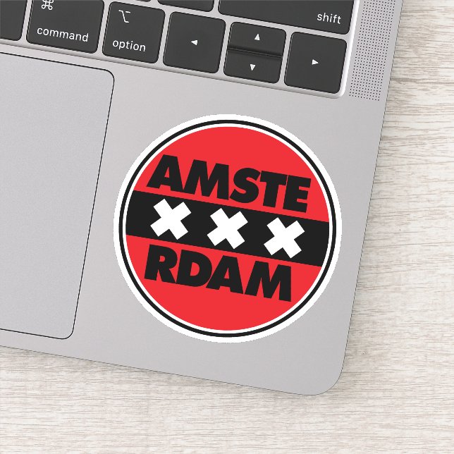Pegatina Ámsterdam (Detalle)