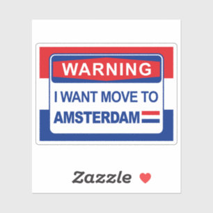 Pegatina Ámsterdam