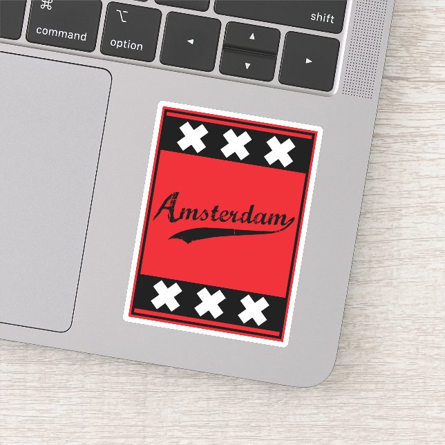 Pegatina Ámsterdam (Detalle)